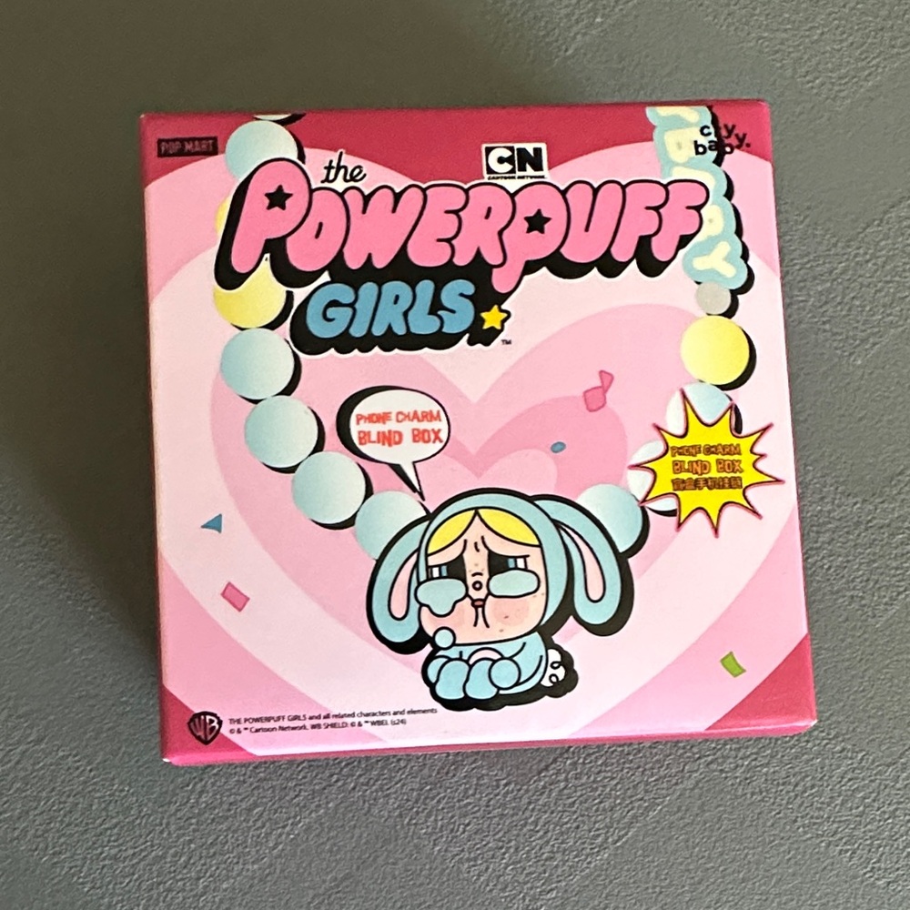 POP MART Crybaby Powerpuff Girls Phone Charm Blind Box - Blossom